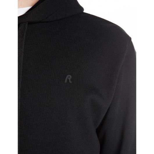 Показвай детайлите за REPLAY МЪЖКИ СУИТШЪРТ BRUSHED FLEECE FULL-ZIP HOODY WITH LOGO В ЧЕРНО 3 - FanPoint Снимка на REPLAY МЪЖКИ СУИТШЪРТ BRUSHED FLEECE FULL-ZIP HOODY WITH LOGO В ЧЕРНО 3