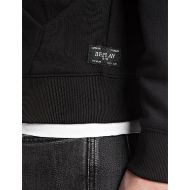 Picture of REPLAY MEN'S BRUSHED FLEECE FULL-ZIP HOODY WITH LOGO IN BLACK 5