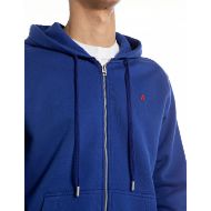 Picture of REPLAY MEN'S FULL-ZIP HOODY WITH LOGO IN ELECTRIC BLUE 6