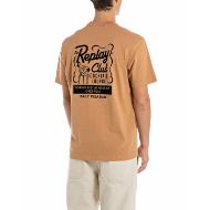 Снимка на REPLAY МЪЖКА ПАМУЧНА БЛУЗА С ПРИНТ REPLAY COCKTAIL LOUNGE В ОРАНЖЕВО 2