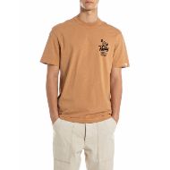 Снимка на REPLAY МЪЖКА ПАМУЧНА БЛУЗА С ПРИНТ REPLAY COCKTAIL LOUNGE В ОРАНЖЕВО 1