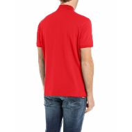 Снимка на REPLAY МЪЖКА REGULAR-FIT БЛУЗА С ЯКА С БРОДЕРИЯ В ЧЕРВЕНО 2