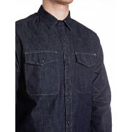 Picture of REPLAY MEN'S DENIM SHIRT WITH POCKETS IN DARK BLUE 5