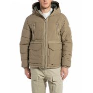 Снимка на REPLAY МЪЖКО ЯКЕ RECYCLED NYLON TASLAN JACKET В СВЕТЛОКАФЕН ЦВЯТ 1