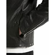 Снимка на REPLAY МЪЖКО КОЖЕНО ЯКЕ FULL-ZIP LEATHER BIKER JACKET В ЧЕРНО 5