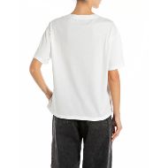Снимка на REPLAY ДАМСКА OVERSIZED ПАМУЧНА БЛУЗА В БЯЛО 2