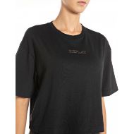 Снимка на REPLAY ДАМСКА БЛУЗА CROPPED OVERSIZED ТОП С ЛОГО В ЧЕРНО 3