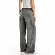 Picture of REPLAY WOMEN'S HIGH WAIST WIDE LEG JOGGER IN DARK GREY 3