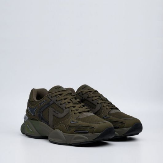 Show details for REPLAY MEN'S DESTINY M WOODS SNEAKERS IN MIL GREEN 2 - FanPoint Picture of REPLAY MEN'S DESTINY M WOODS SNEAKERS IN MIL GREEN 2