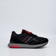 Picture of REPLAY MEN'S BULLET ONE SNEAKERS IN BLACK 1
