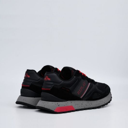 Show details for REPLAY MEN'S BULLET ONE SNEAKERS IN BLACK 3 - FanPoint Picture of REPLAY MEN'S BULLET ONE SNEAKERS IN BLACK 3