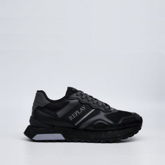 Show details for REPLAY MEN'S BULLET TOTAL SNEAKERS IN BLACK 1 - FanPoint Picture of REPLAY MEN'S BULLET TOTAL SNEAKERS IN BLACK 1