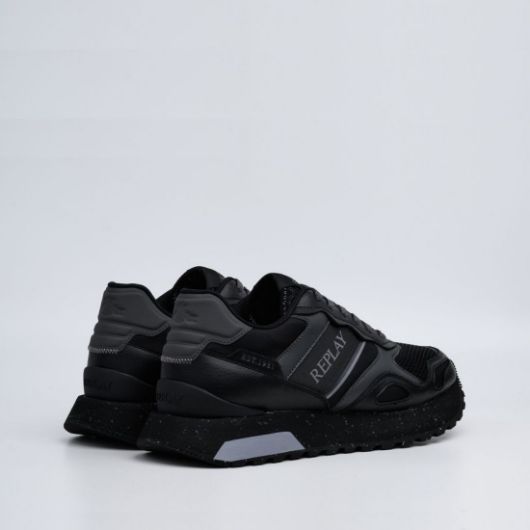 Show details for REPLAY MEN'S BULLET TOTAL SNEAKERS IN BLACK 3 - FanPoint Picture of REPLAY MEN'S BULLET TOTAL SNEAKERS IN BLACK 3