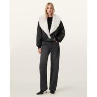 Снимка на ALLSAINTS ДАМСКО КОЖЕНО ЯКЕ LIBRA SHEARLING В ЧЕРНО/БЯЛО 5
