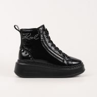 Снимка на KARL LAGERFELD ДАМСКИ СПОРТНИ ОБУВКИ ANAKAPRI SIGNIA STUDS MID ZIP В ЧЕРНО 1