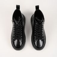 Снимка на KARL LAGERFELD ДАМСКИ СПОРТНИ ОБУВКИ ANAKAPRI SIGNIA STUDS MID ZIP В ЧЕРНО 3
