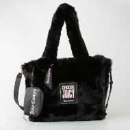 Picture of JUICY COUTURE WOMEN'S IRIS FUR LARGE SHOPPING BAG IN BLACK 4