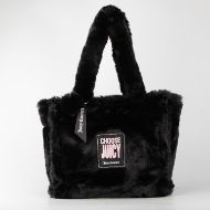 Picture of JUICY COUTURE WOMEN'S IRIS FUR LARGE SHOPPING BAG IN BLACK 1