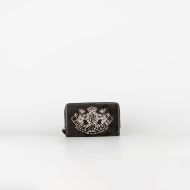 Picture of JUICY COUTURE WOMEN'S TWIG NARRATVE MEDIUM ZIP WALLET IN BLACK 1
