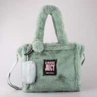 Picture of JUICY COUTURE WOMEN'S IRIS FUR LARGE SHOPPING BAG IN GREY 4