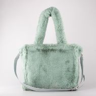 Picture of JUICY COUTURE WOMEN'S IRIS FUR LARGE SHOPPING BAG IN GREY 3
