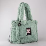 Picture of JUICY COUTURE WOMEN'S IRIS FUR LARGE SHOPPING BAG IN GREY 2