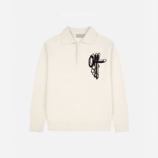 Show details for OTP MEN'S BOUCLE GRIP SWEATER IN OFF WHITE 1 - FanPoint Picture of OTP MEN'S BOUCLE GRIP SWEATER IN OFF WHITE 1