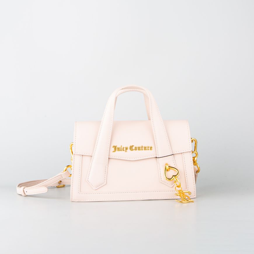 Picture of JUICY COUTURE WOMEN'S LILY SMALL DOUBLE HANDLE BAG WITH FLAP IN PINK
