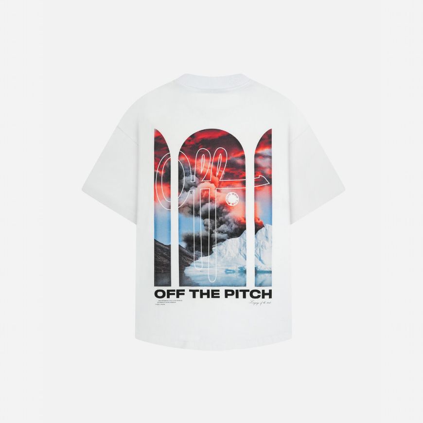 Picture of OTP MEN'S BLAZE OVERSIZED TEE IN WHITE