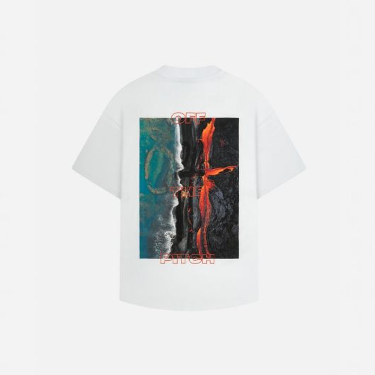 Show details for OTP MEN'S LAVA OVERSIZED TEE IN WHITE 1 - FanPoint Picture of OTP MEN'S LAVA OVERSIZED TEE IN WHITE 1