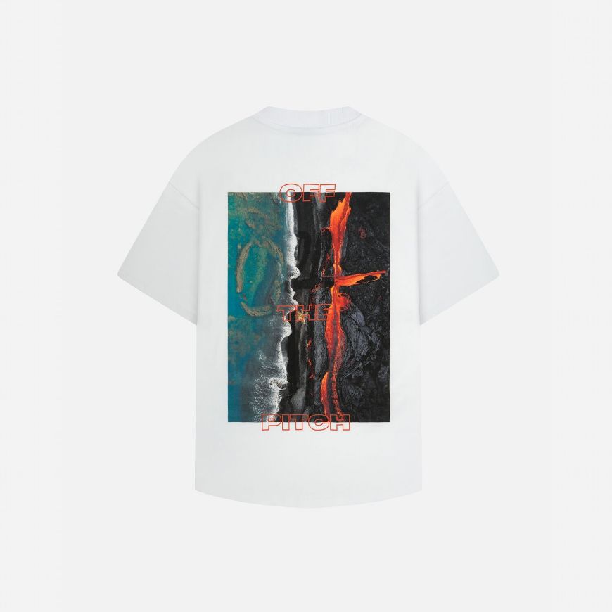 Picture of OTP MEN'S LAVA OVERSIZED TEE IN WHITE