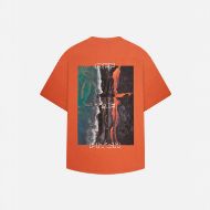 Picture of OTP MEN'S LAVA OVERSIZED TEE IN RUSTY ORANGE 1