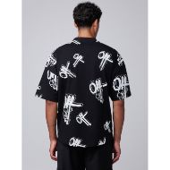Picture of OTP MEN'S OFF MARK OVERSIZED TEE IN BLACK 4