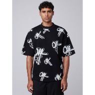 Picture of OTP MEN'S OFF MARK OVERSIZED TEE IN BLACK 3
