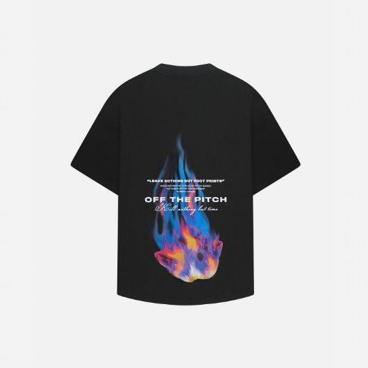 Show details for OTP MEN'S BURNING FLOWER OVERSIZED TEE IN BLACK 1 - FanPoint Picture of OTP MEN'S BURNING FLOWER OVERSIZED TEE IN BLACK 1