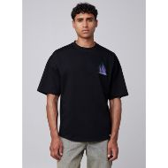 Picture of OTP MEN'S BURNING FLOWER OVERSIZED TEE IN BLACK 3