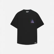 Picture of OTP MEN'S BURNING FLOWER OVERSIZED TEE IN BLACK 2
