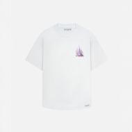 Picture of OTP MEN'S BURNING FLOWER OVERSIZED TEE IN WHITE 2