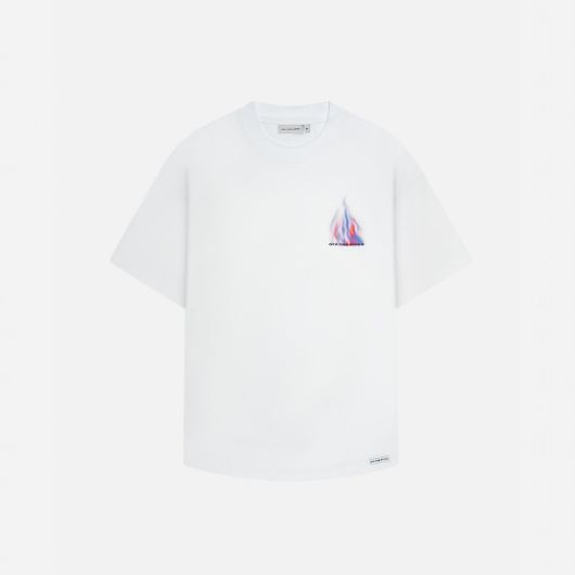 Show details for OTP MEN'S BURNING FLOWER OVERSIZED TEE IN WHITE 2 - FanPoint Picture of OTP MEN'S BURNING FLOWER OVERSIZED TEE IN WHITE 2