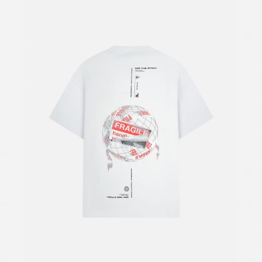 Show details for OTP MEN'S FRAGILE WORLD LOOSE FIT TEE IN WHITE 1 - FanPoint Picture of OTP MEN'S FRAGILE WORLD LOOSE FIT TEE IN WHITE 1