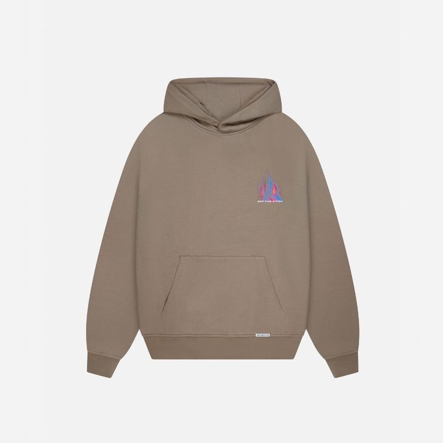Picture of OTP MEN'S BURNING FLOWER HOOD IN SAND