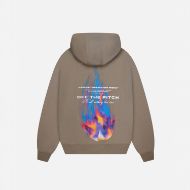 Picture of OTP MEN'S BURNING FLOWER HOOD IN SAND 2