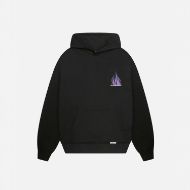 Picture of OTP MEN'S BURNING FLOWER HOOD IN BLACK 2