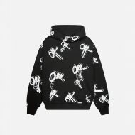 Picture of OTP MEN'S OFF-MARK HOOD IN BLACK 1