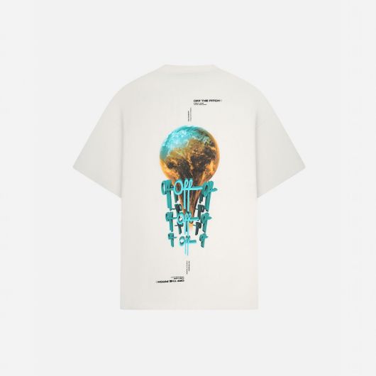 Show details for OTP MEN'S WORLD LOOSE FIT TEE IN OFF WHITE 1 - FanPoint Picture of OTP MEN'S WORLD LOOSE FIT TEE IN OFF WHITE 1