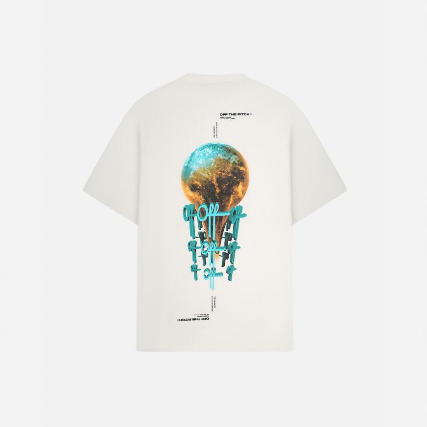 Picture of OTP MEN'S WORLD LOOSE FIT TEE IN OFF WHITE