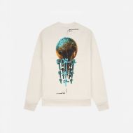 Picture of OTP MEN'S WORLD CREWNECK IN OFF WHITE 1