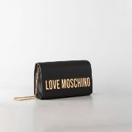 Снимка на LOVE MOSCHINO BOLD LOVE ДАМСКА ЧАНТА С РЕЛЕФНО ЛОГО В ЧЕРНО 2