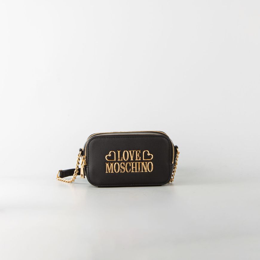 Снимка на LOVE MOSCHINO LOVELY LOVE ДАМСКА КРОСБОДИ ЧАНТА В ЧЕРНО