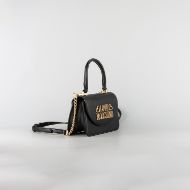 Снимка на LOVE MOSCHINO LOVELY LOVE МИНИ ДАМСКА ЧАНТА В ЧЕРНА КОЖА 2
